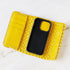 FALORNI×GinzaBeaute ファロルニ ギンザボーテ スマートフォンケース ウォレットケース ショルダーバッグ メンズ レディース 男女兼用 ラムレザー レザー 本革 羊革 イエロー