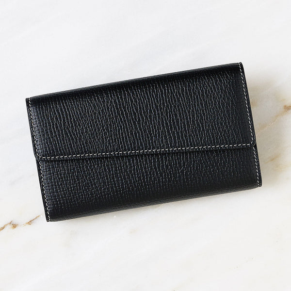 Cristian Marcucci×GinzaBeaute クリスチャン マルクッチ ギンザボーテ スマートフォンケース ウォレットケース ショルダーバッグ メンズ レディース 男女兼用 レザー 本革 ブラック